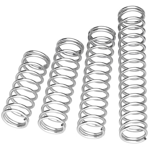 Tianzhuo hardware wire diameter 0.7 0.8 1.0mm 304 stainless steel compression spring compression spring pressure size shock absorber spring collection 1*10*40 2 pieces