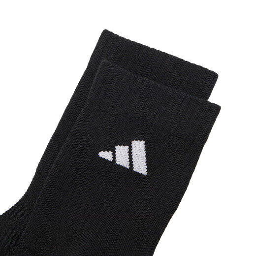 
Adidas (adidas) men's socks and women's socks 2025 summer new sports and casual socks fitness training breathable wear-resistant mid-tube socks JC9272/black, white and gray mid-tube/three pairs [M]Suggested shoe size: 39-42/24-26cm
