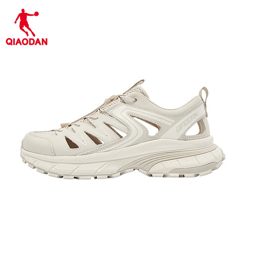 Jordan Kaiyuan V4 sneakers for men 2025 summer new lace-free river tracing shoes, lightweight and breathable outdoor wading casual shoes, smoke gray/original pulp color 45