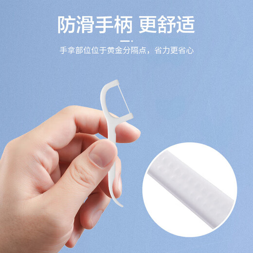 [Snake Year Limited Packaging] Boxed Floss Ultra-dünner Haushaltsblocksstab tragbares Zahnstochkabel [Familienverstärker] 8 Kisten 400 Stück