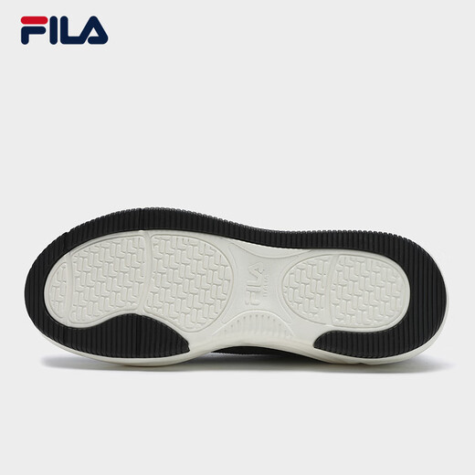 FILA 斐乐官方男鞋COOKIES复古帆布鞋2025夏新款曲奇鞋时尚休闲鞋 黑/奶白-BG 39