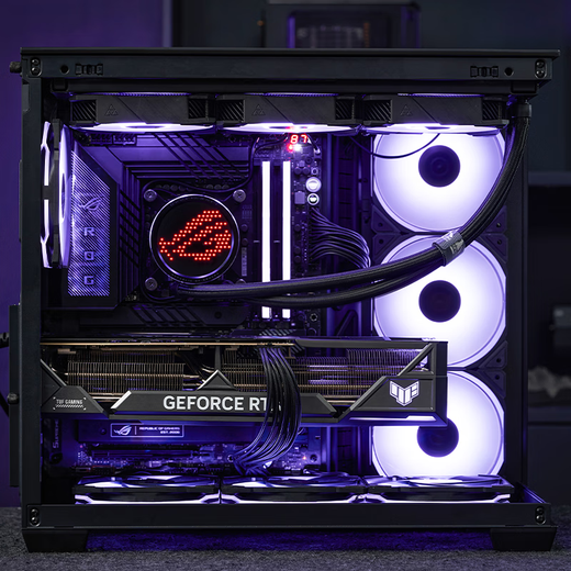 AMD 24-issue interest-free 9800X3D host/9700X/7800X3D host ASUS family bucket RTX5060Ti/5070/5070Ti graphics card game computer complete machine R7 9700X+RTX5060丨Configuration one