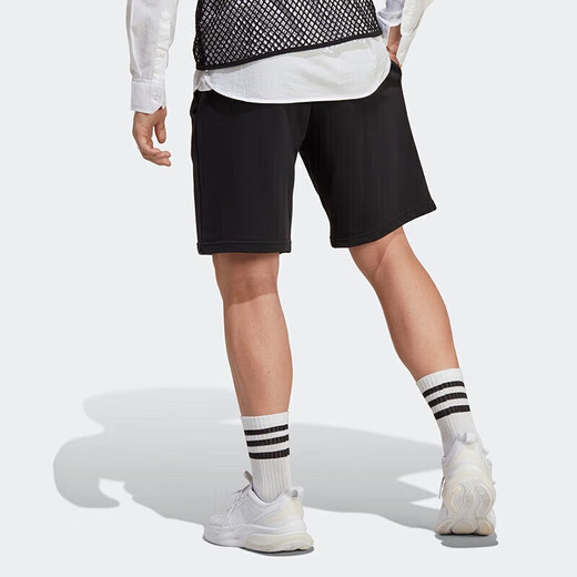阿迪达斯 （adidas）短裤男裤春夏季新款五分裤跑步健身裤子训练舒适透气休闲裤运动裤 IC9756/黑色 XL