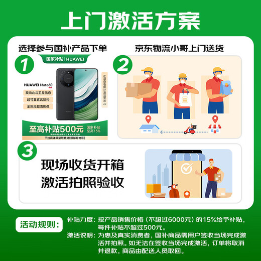 华为（HUAWEI）旗舰手机 Mate 60  国家补贴500元 12GB+512GB 雅丹黑
