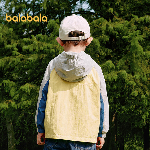 Balabala children's clothing children's jacket boys and girls 2025 new spring clothing versatile outdoor tops color matching 208125105212