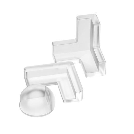 Yongyu children's anti-collision corner infant and toddler anti-collision corner table corner coffee table transparent silicone soft corner wrapping buffer and anti-collision strips Highly transparent buffering/sharp wrapping/disassembly traceless - spherical 4-pack thickened soft rubber, anti-collision on all sides