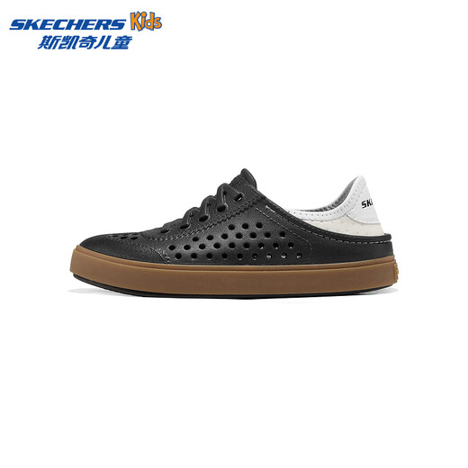 Skechers Skechers Children's Summer Croc Shoes Light Heel Comfortable River Tracing Shoes Girls Comfortable Sandals 308201L Black/White/BKW 27.5