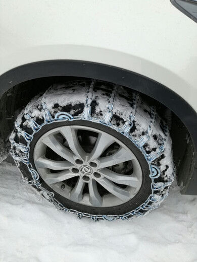 搏雪汽车防滑链suv越野面包车用加粗轮胎铁链条雪地泥地通用神器 155/80R12155R13加粗
