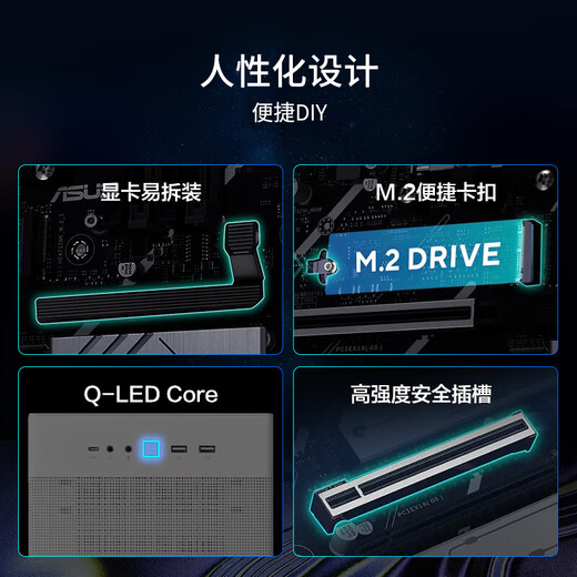 华硕X870/X870E 主板 支持CPU 9900X/9950X/9800X3D(AMD X870/socket AM5) PRIME X870-P