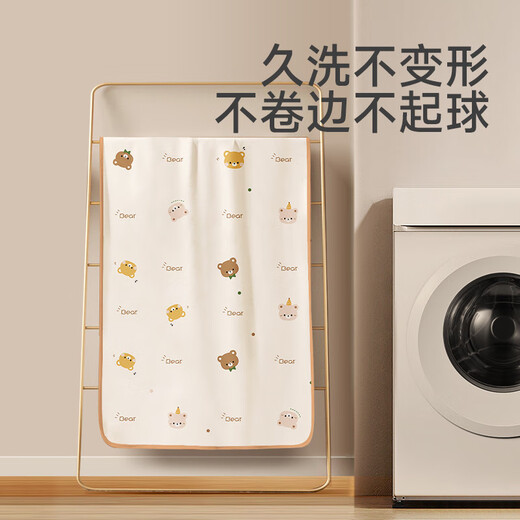 
Tongkui (tongkui) urine separator pad children's autumn and winter waterproof and breathable washable large size baby sheet diapers menstruation aunt mattress [7A] Micoco Bear - Class A baby fabric 50x70cm