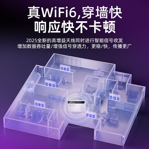 zhankuo【云南新疆专用】随身wifi无线移动4G路由器便携式 5ghzwifi6车载户外无限流量2025款 上网神器 【白色WiFi6移动云南升级可用款】赠送体验流量