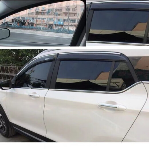 Runhuanian is suitable for car insulation film, truck film, full car film, solar film, sun protection and explosion-proof glass film, high heat insulation window film, high heat insulation, width 50 cm, cool black, 3 meters long