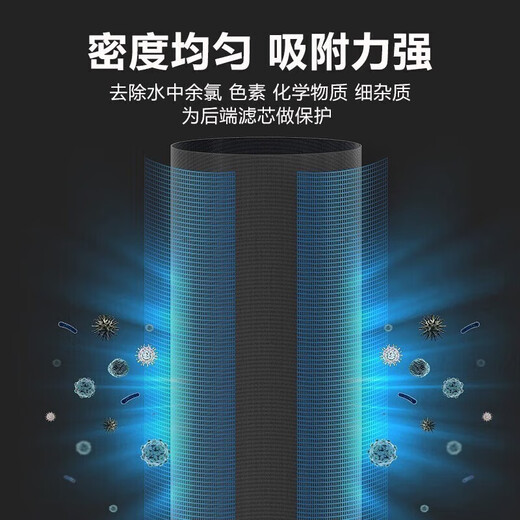 洁净世家适配沁园净水器滤芯KRL6903/6913小新小水钻小净灵小白鲸 三年无忧套餐400G