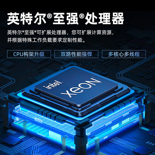 戴尔（DELL）PowerEdge R760 2U机架式服务器主机 存储虚拟化数据库服务器 4410Y*1/32G/2.4TSAS *8/ H755/T1000-8G/1400W*2/导轨