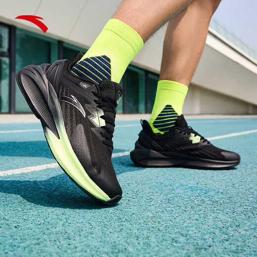 ANTA Stinger 5th Generation丨Cushioning and Rebound Professional Running Shoes Men's Grip Non-Slip Mesh Breathable and Wear-Resistant Sports Shoes