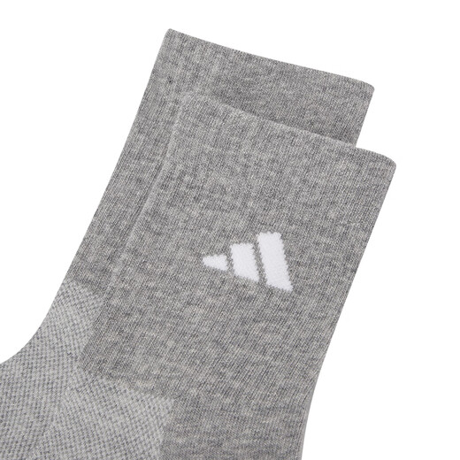 
Adidas (adidas) men's socks and women's socks 2025 summer new sports and casual socks fitness training breathable wear-resistant mid-tube socks JC9272/black, white and gray mid-tube/three pairs [M]Suggested shoe size: 39-42/24-26cm