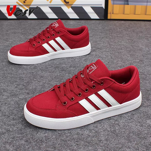 VCSV Light Luxury Board Chaussures Chaussures masculines 2025 Été Nouvelle chaussure de tissu confortable Chaussures décontractées pour hommes pour hommes Chaussures Chaussures hommes Noir [chaussures de planche haut de gamme] 40