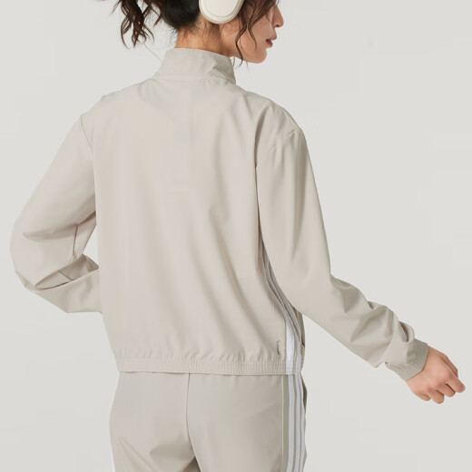 Adidas Frauensportanzug 25 neue lässige einfache gewebte Windschutzjacke Top-Hosen zweiteiler Set Je6173+JD6522 S/160