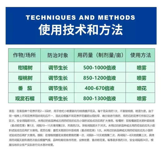 Guoguang Guoguang Beineng 1% sodium p-chlorophenoxyacetate citrus fresh-keeping lychee tomato bayberry growth regulator 200ml