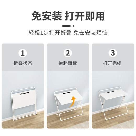 Gajumei Foldable Computer Desk Home Adult Office Simple Desk Bedroom Student Children Writing Study Table Folding Table