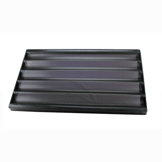 He Jiagong Equipment Commercial Baking Mold Five-Slot Wave Non-Sticking 60*40 Baguette Baking Pan Sticks Do Not Stick U-shaped Three-Energy Sn15935 Slot