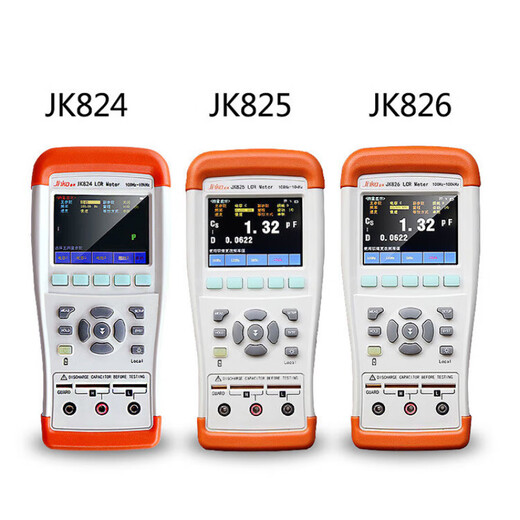 JINKO手持式电桥JK824数字电桥LCR表JK825电容电感电阻表JK826 金科JK824(精度0.2频率1KHz 0.0001Ω-99.99M
