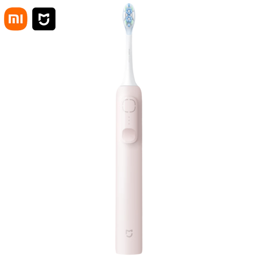 Xiaomi Home Appliances Mijia Sonic Sweep Electric Toothbrush #Pink Household Electric Toothbrush White Sweep Double Swing Angle Intelligent Missed Scan Reminder 180 Days Battery Life Electric Toothbrush