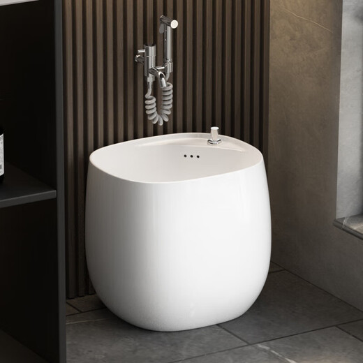 
JOMOO mop pool household balcony bathroom mop basin ceramic mop pool outdoor mop basin bathroom mop pool M1049 white 49*38*40cm single basin