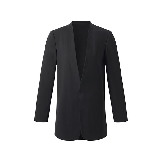 Шерстяной костюм без воротника Gloria, пригодный для машинной стирки, 1E3L6M270 00B, черный S