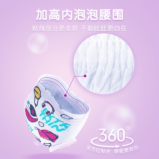 Teddy Bear Dynamic Pulling Pants/Diapers Extra Thin Upgraded Diaper Baby Diapers Summer Ultra Thin Breathable Pulling Pants XL28 Pieces *2 Pack