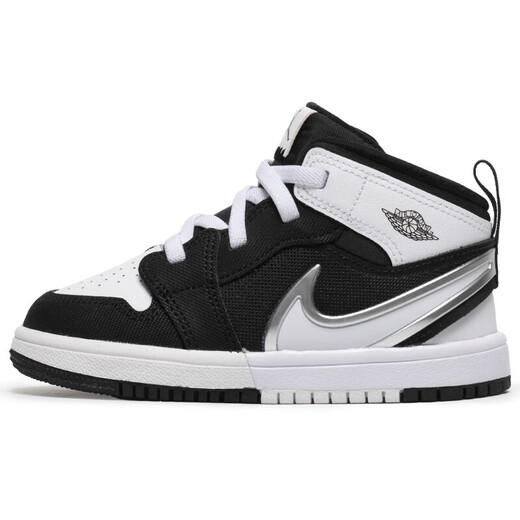 Nike (Nike) 2024 Neue Sneaker Jordan 1 Mid Fashion Teenager Schuhe Kleinkind FQ1283-001 21