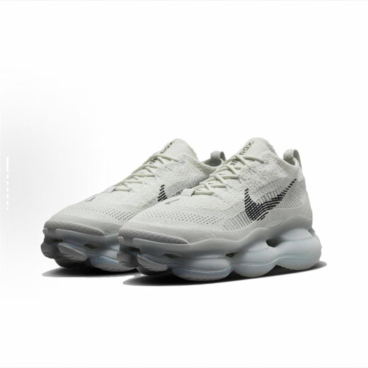 Nike Nike Air Max Scorpion FK cómodo, sin deslizamiento, resistente al desgaste, transpirable, liviano, zapatillas informales bajas FQ2694-001 Blanco Gris 40 (250 mm)