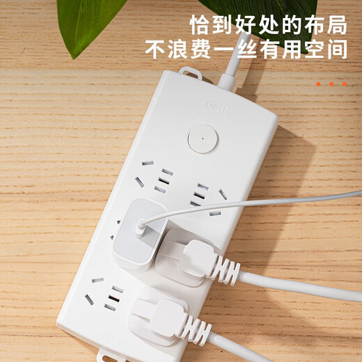 Deli Socket Plug-In Multifunktional Plug-in Board Plat-In-Platine Home Office Sädwer