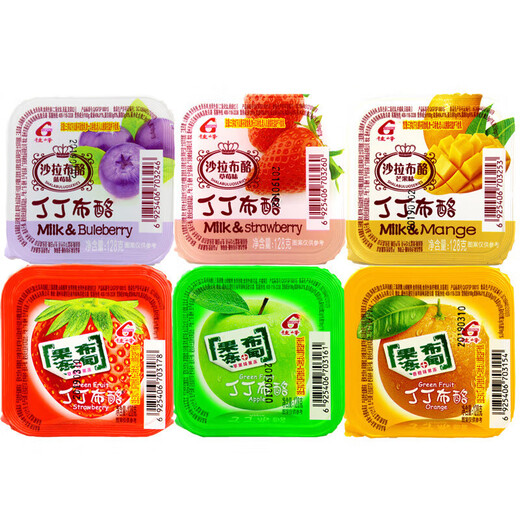 Dingtub fromage gelée collation fraise mangue saveur de mangue suce de gelée d'été excitante acheter 12 obtenez 12128g * 24 boîtes (3 assiettes)