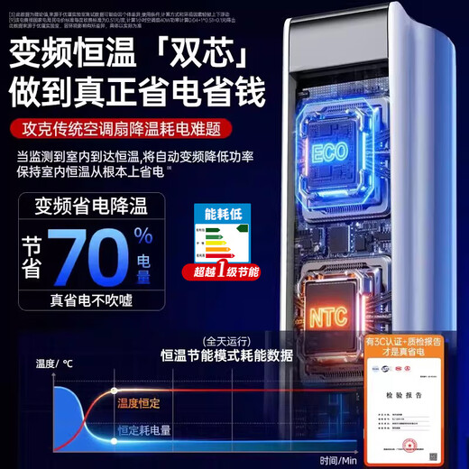 Selection of premium products, 25% subsidy, electric fan, floor-standing, home air circulation fan, turbine refrigeration, bladeless tower type, smart air conditioner, silent, energy-saving, with mosquito killer lamp, bedroom, living room, kitchen, top configuration - Mosquito Killer Ai Voice/APP Remote Control/Purification/Energy Saving Battery, Industry's Only Mosquito Killer/Second Cooling/Hot-Selling NO.1/Silent