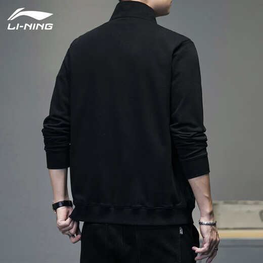 Li Ning Coat Sweins Sweports Cardshirt para hombres de primavera y otoño