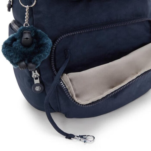 Kipling Schoolbag Frauen große Kapazität Junior- und Senior High School-Schüler Rucksack hochwertiges Mädchen Rucksack College-Studenten Computertasche KI3523 Glühen Fuchsia Os