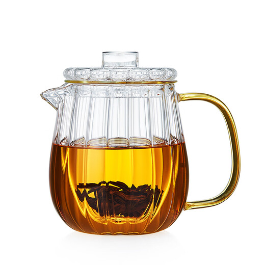 Mesni thickened glass teapot glass tea infuser filter teapot kung fu tea set