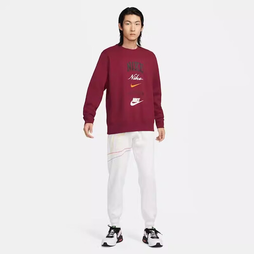 NIKE耐克卫衣男装新款健身训练运动服舒适休闲套头衫DX0026-491 D FN2611-677 2XL