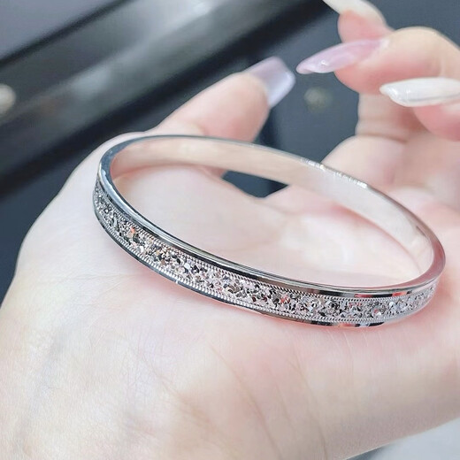 PT950 platinum crushed ice bracelet price by gram