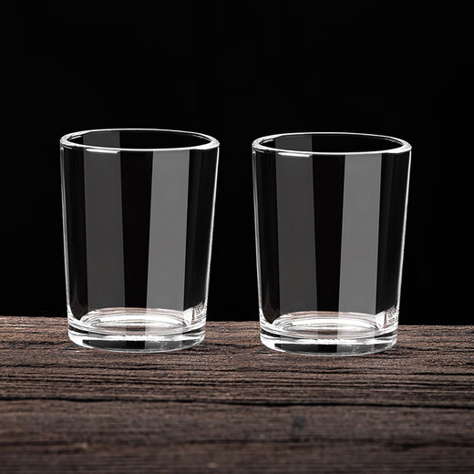 LOVWISH white wine glass dispenser set household small wine glass one-shot glass commercial two-liang 2-amount with scale 100ml wine cup two-liang white wine glass 12 pieces 100ml