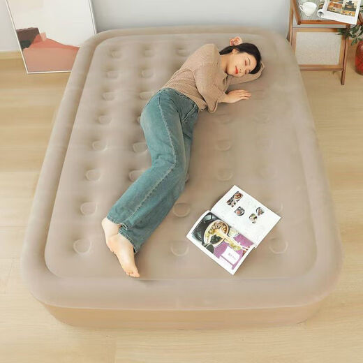Aipaisen extérieur entièrement automatique matelas gonflable simple et double ménage matelas de sol sauvage tente de camping pliant pliage de lit de lunch pour le déjeuner pompe à main extérieure [sac de rangement gratuit + oreiller] remise spéciale lit simple lit bas 190 * 99 * 22 (pas photo principale)