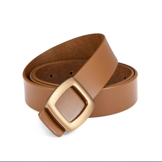 
Red Dragonfly Women's Leather Belt, Pin-buckle Cowhide, No Punching, Birthday Gift for Girlfriend, Wife and Mom