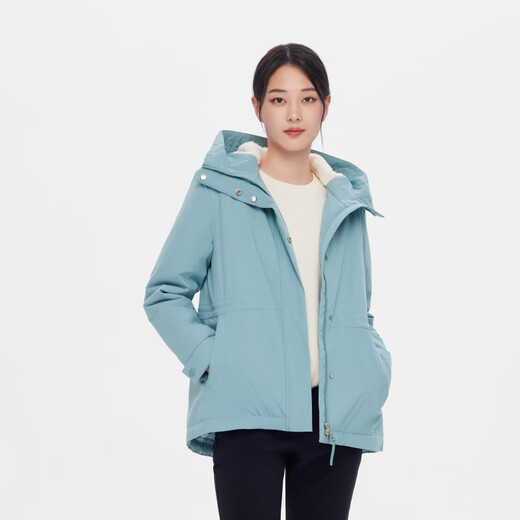 AIGLE autumn and winter MTD windproof, rainproof and warm outdoor casual fishtail cotton women's jacket