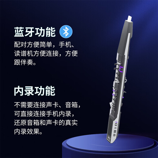 华魅10i电吹管2025款乐器官方旗舰店国产电子管电萨克斯 (黑色)华魅10i出厂标配