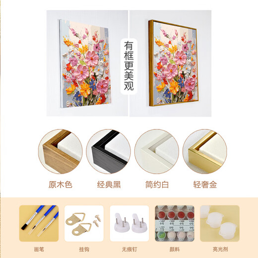 Customized Sijin DIY Digitalölmalerei mit Farb Acryl handgemaltem High-End-Ölgemälden Wohnzimmer Dekoration Hängende Malerei