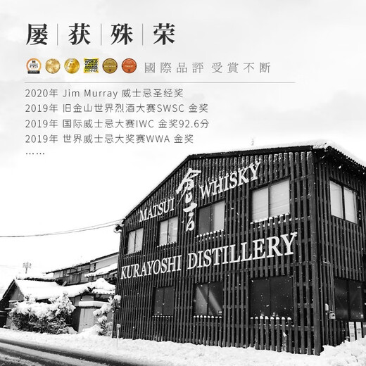 鸟取世界威士忌大赛金奖日本原瓶进口日威洋酒威士忌礼盒装送礼 鸟取波本桶蛇年定制礼盒装700ml 买多件更优惠