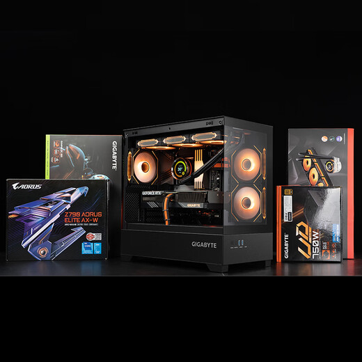 Gigabyte RTX5080/5070Ti/5060Ti/intel Intel Core Ultra7 265KF e-sports game fever live broadcast design desktop computer host 5 U7 265KF丨RTX5080