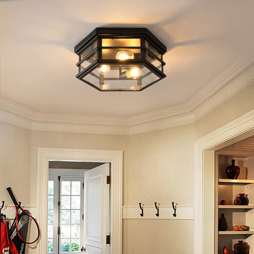 Kezhitu Le restaurant de plafonnier rétro personnalisé Balcony Bar Cafe Industrial Aisle Verre lampe Guangdong Zhongshan Lamp 9928 Cadeau de petite taille Original 6 watt Edison LED Bulbe