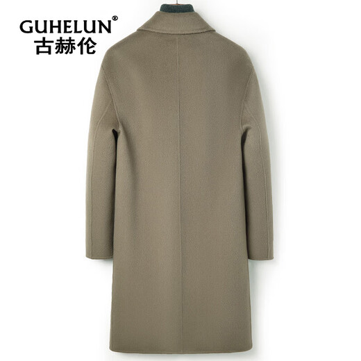 La nueva chaqueta para hombres de lana de Gu Helun, el invierno, la tendencia de tweed tweed tweed tweed tweed tweed tweed tendencia khaki m /170 recomendado 125-140Jin [Jin es igual a 0,5 kg]